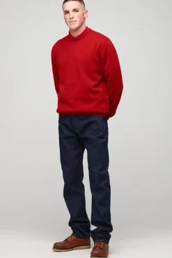 Lambswool Crew Neck - Red