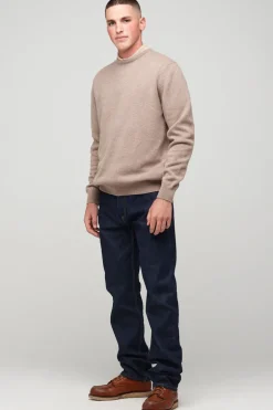 Lambswool Crew Neck - Taupe