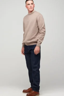 Lambswool Crew Neck - Taupe