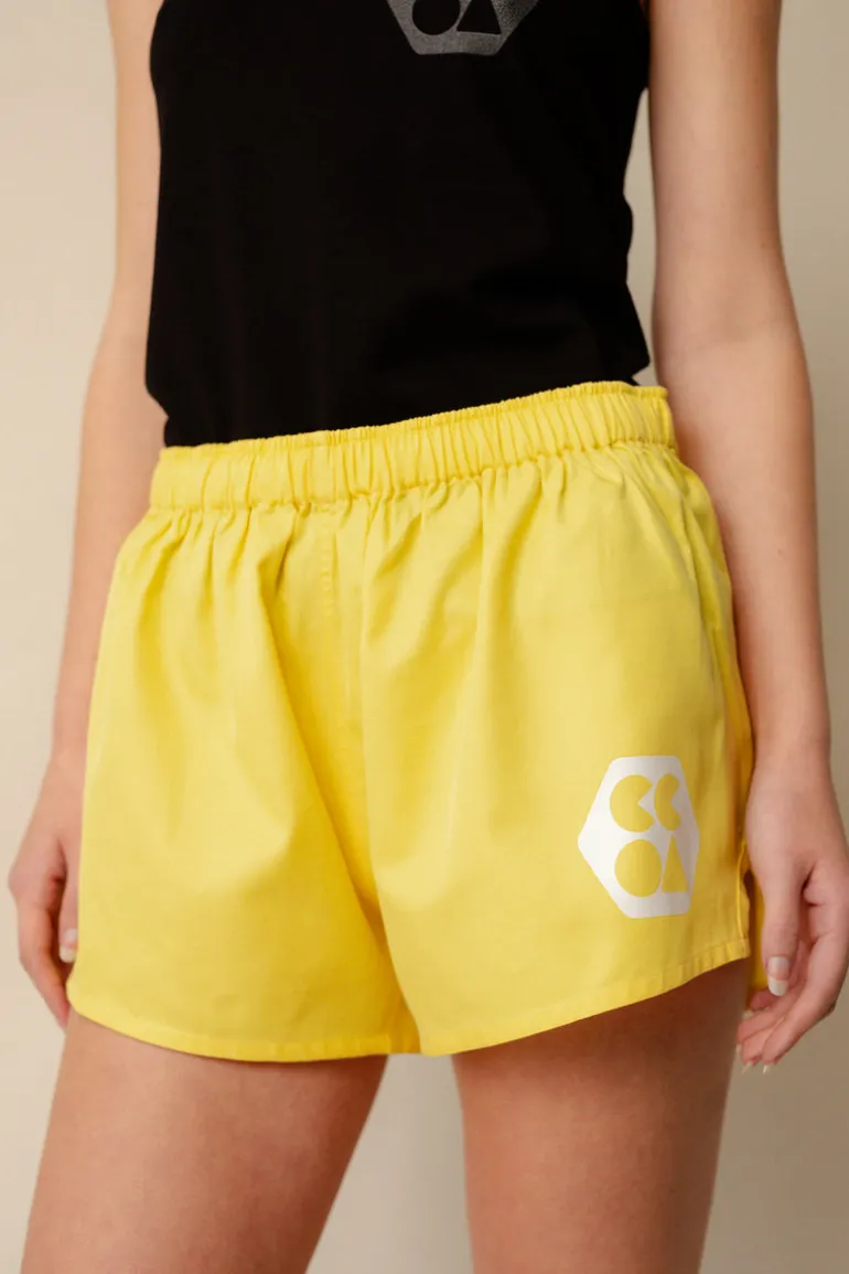Lightweight Sports Short Plastic Free - Canary Yellow