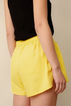 Lightweight Sports Short Plastic Free - Canary Yellow