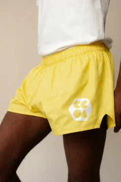 Lightweight Sports Short Plastic Free - Canary Yellow