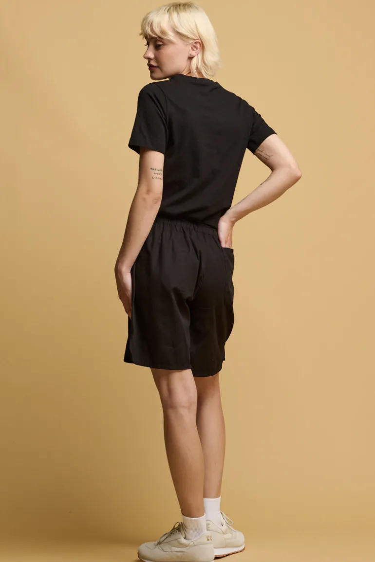 Long Lightweight Sports Short Plastic Free - Black