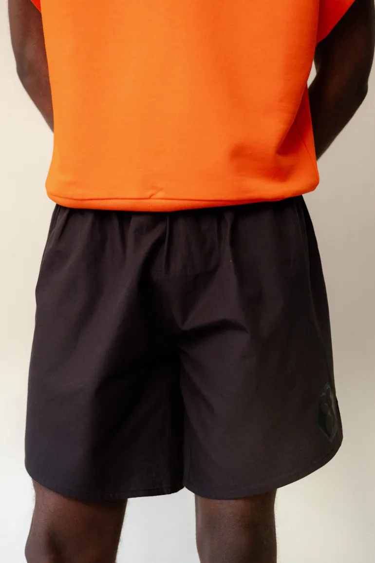 Long Lightweight Sports Short Plastic Free - Black