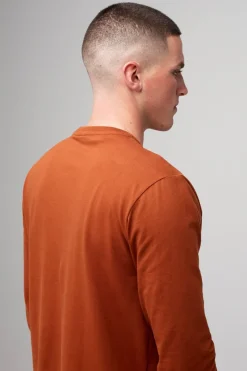 Long Sleeve T Shirt - Cinnamon