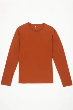 Long Sleeve T Shirt - Cinnamon