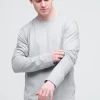 Long Sleeve T Shirt - Grey Marl