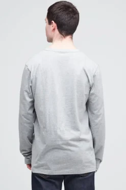 Long Sleeve T Shirt - Grey Marl
