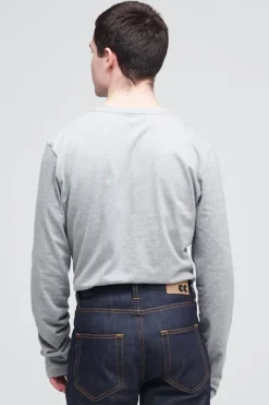 Long Sleeve T Shirt - Grey Marl