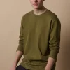 Long Sleeve T Shirt - Olive
