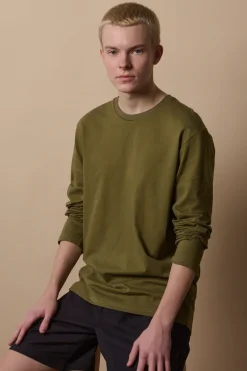 Long Sleeve T Shirt - Olive