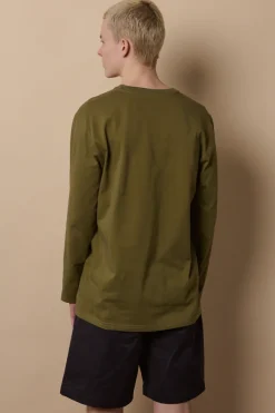 Long Sleeve T Shirt - Olive