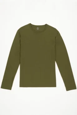 Long Sleeve T Shirt - Olive