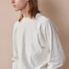 Oversized 80s Sweatshirt - Bone
