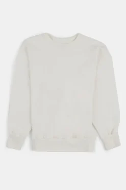 Oversized 80s Sweatshirt - Bone