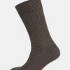 Premium Cotton Sock Rib - Slate Grey