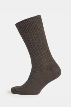 Premium Cotton Sock Rib - Slate Grey