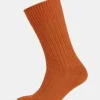 Premium Cotton Sock Rib - Cinnamon