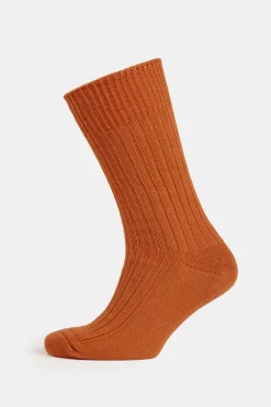 Premium Cotton Sock Rib - Cinnamon