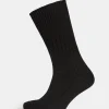 Premium Cotton Sock Rib - Black