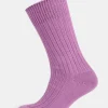 Premium Cotton Sock Rib - Lilac