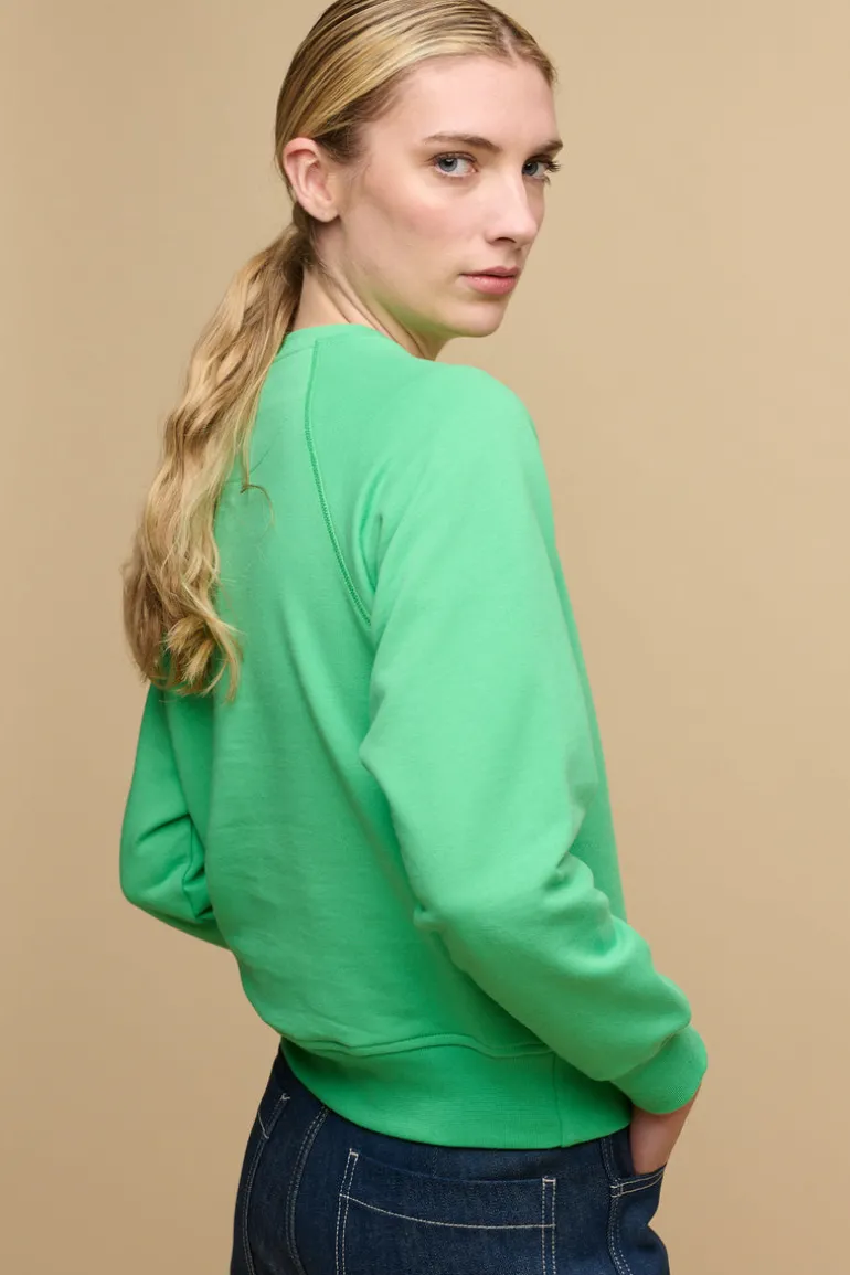 Raglan Sweatshirt - Apple Green
