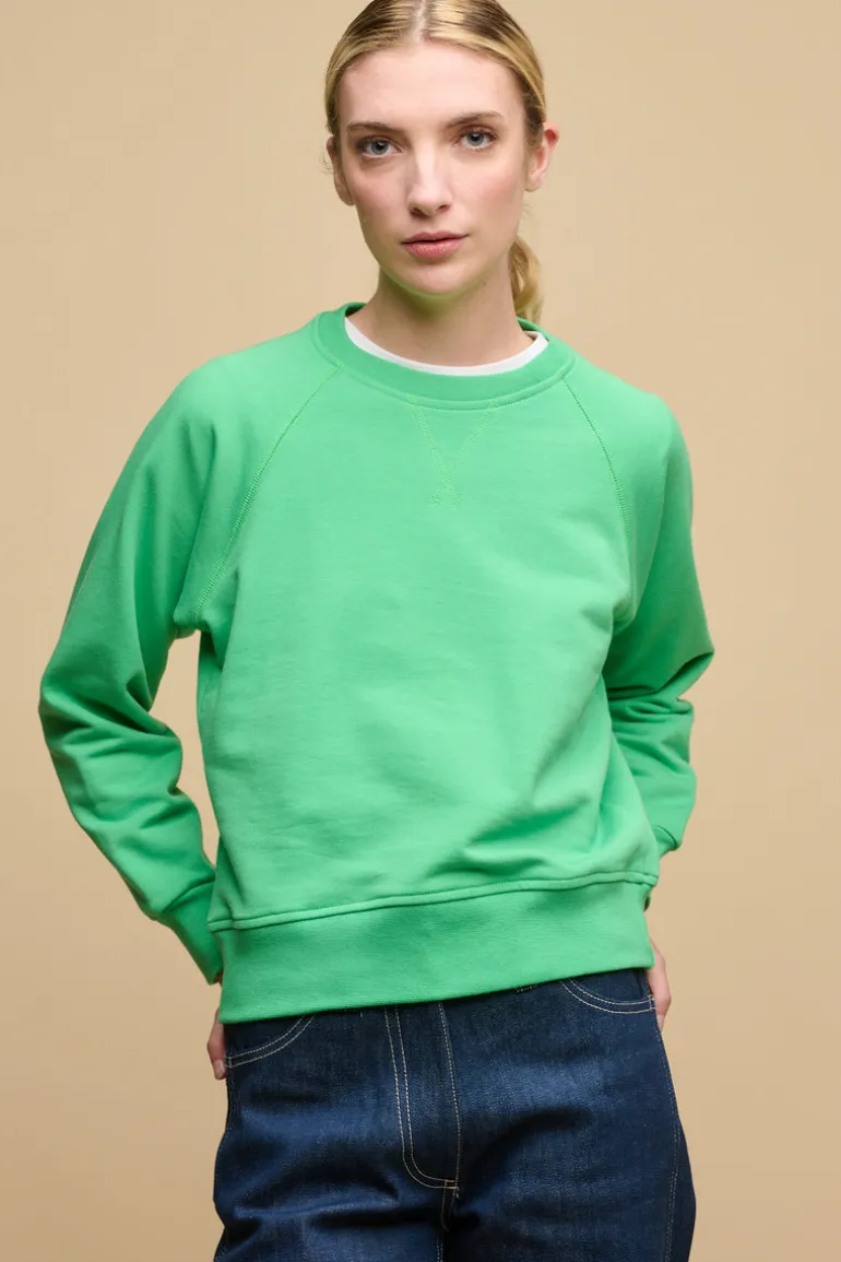 Raglan Sweatshirt - Apple Green