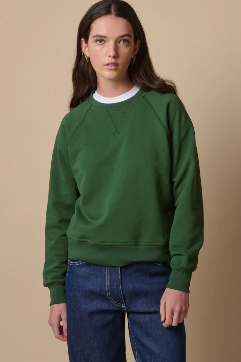 Raglan Sweatshirt - Bottle Green