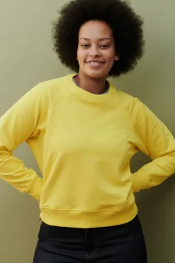 Raglan Sweatshirt - Canary Yellow