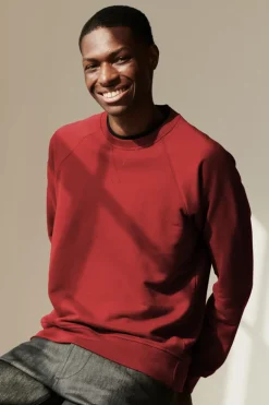 Raglan Sweatshirt - Crimson