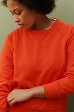 Raglan Sweatshirt - Flame Red