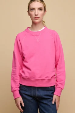 Raglan Sweatshirt - Fuchsia Pink