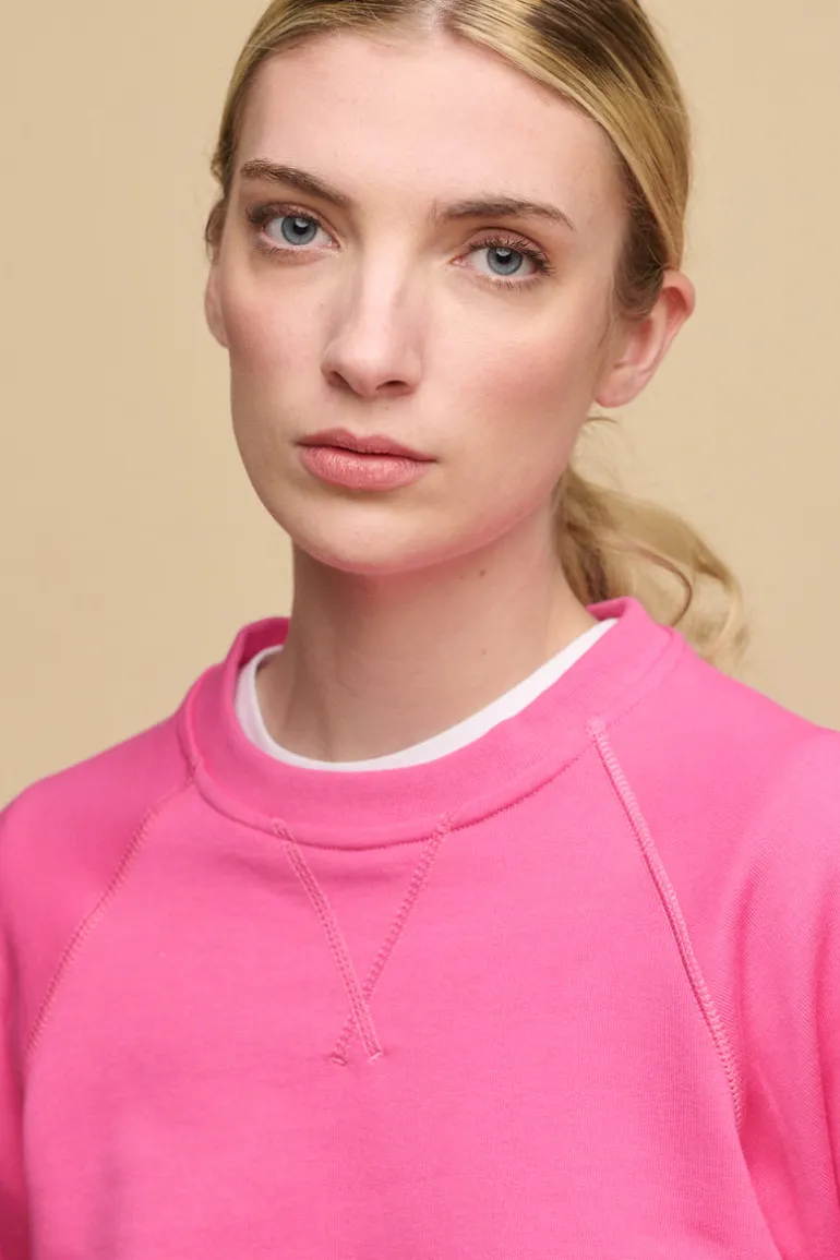 Raglan Sweatshirt - Fuchsia Pink