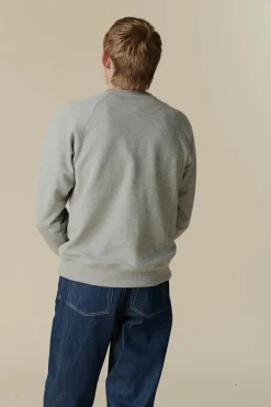Raglan Sweatshirt - Grey Marl