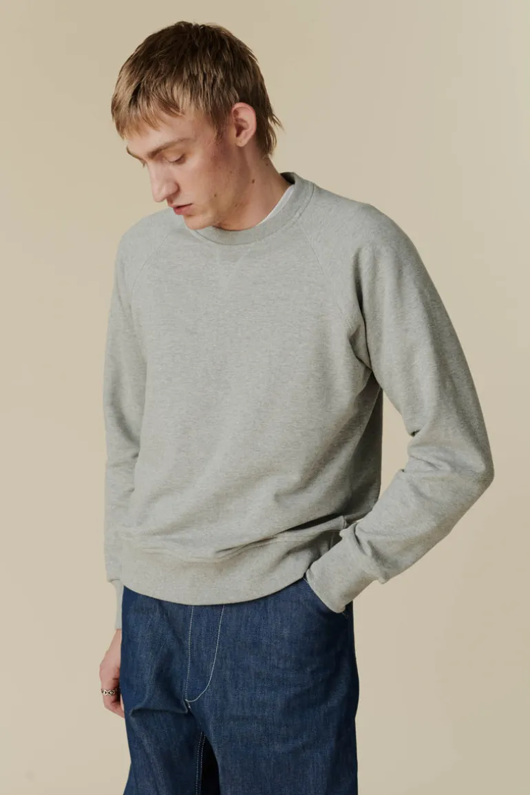 Raglan Sweatshirt - Grey Marl