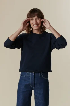 Raglan Sweatshirt - Navy
