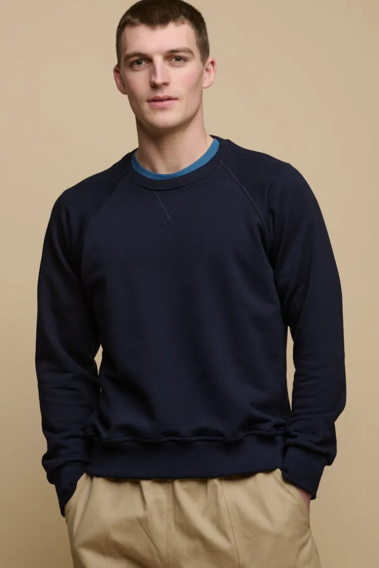 Raglan Sweatshirt - Navy