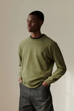 Raglan Sweatshirt - Olive