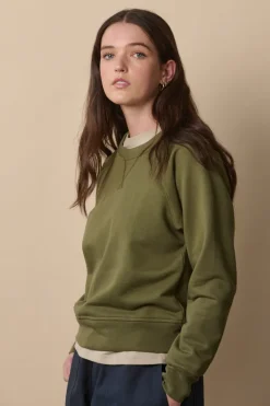 Raglan Sweatshirt - Olive