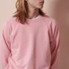 Raglan Sweatshirt - Pale Pink