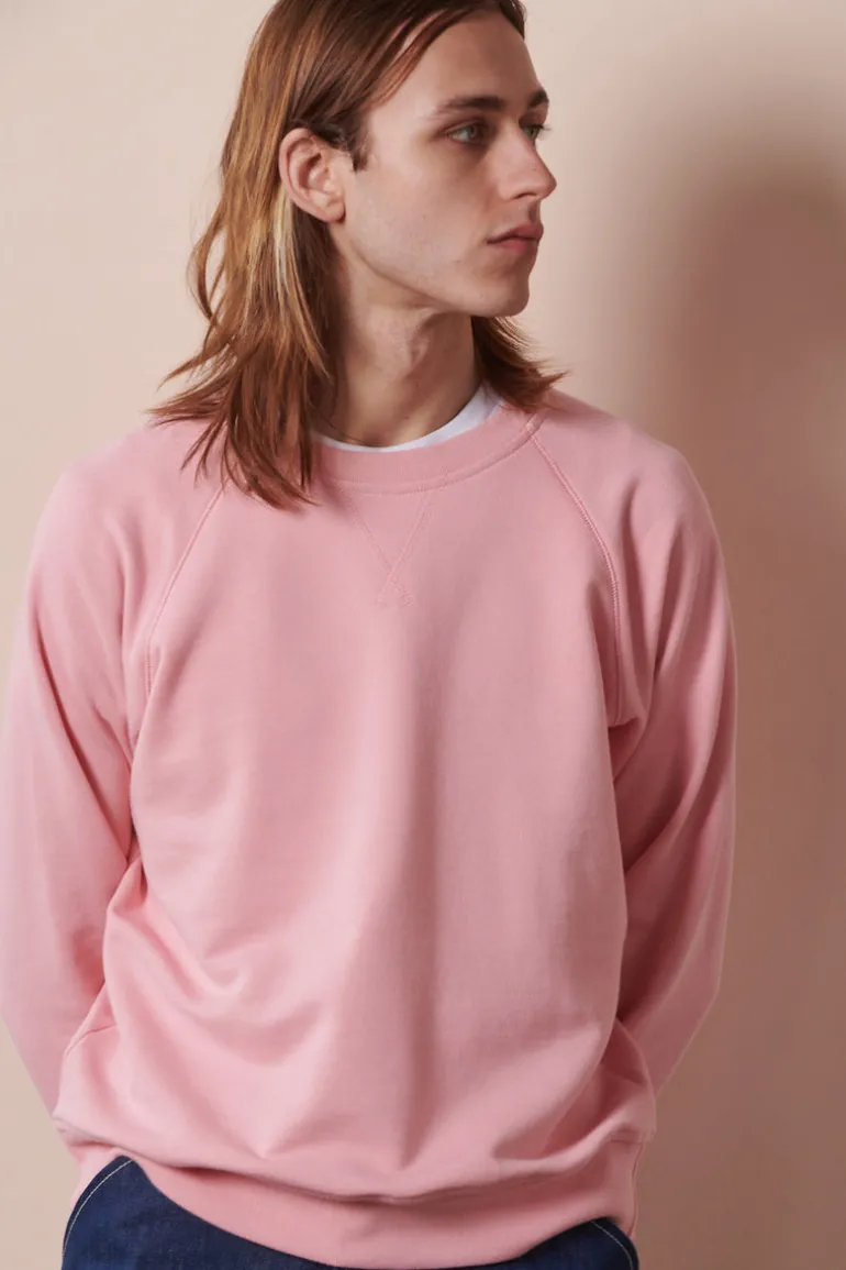 Raglan Sweatshirt - Pale Pink