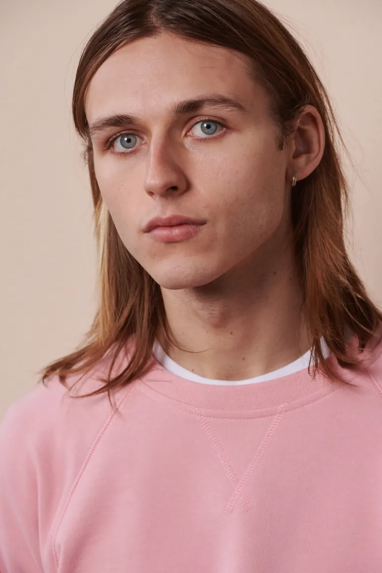 Raglan Sweatshirt - Pale Pink