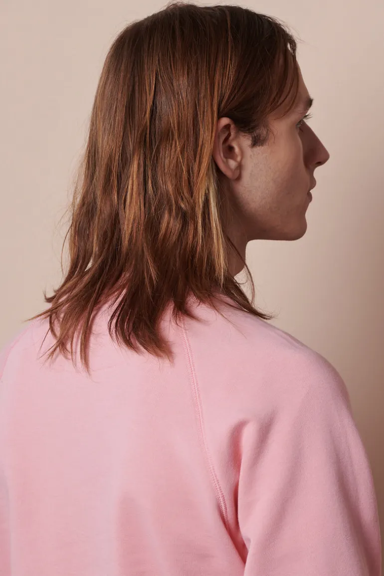 Raglan Sweatshirt - Pale Pink