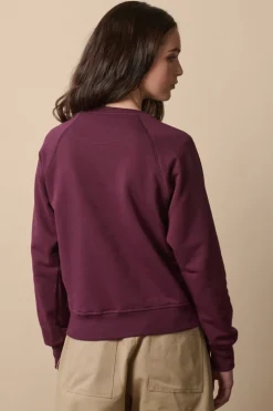 Raglan Sweatshirt - Plum
