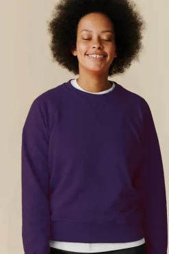 Raglan Sweatshirt - Purple