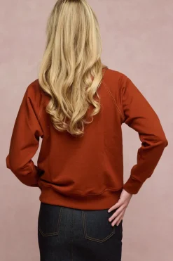 Raglan Sweatshirt Plastic Free - Cinnamon