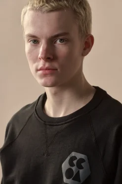 Raglan Sweatshirt Plastic Free - Black