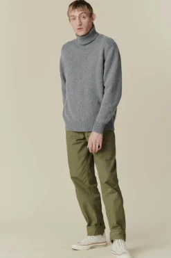 Roll Neck Jumper - Grey