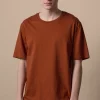 Short Sleeve T Shirt - Cinnamon