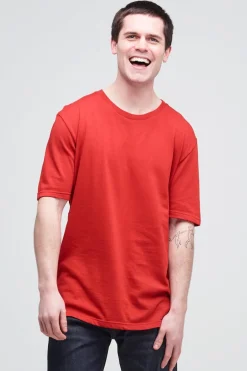 Short Sleeve T Shirt - Crimson